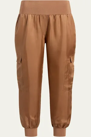 Cinq A Sept Tous Les Jours Giles Satin Jogger Pants