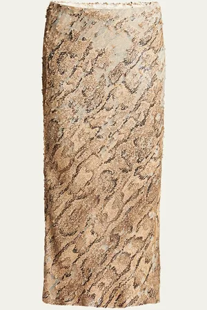 DRIES VAN NOTEN Separ Long Embellished Skirt