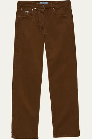 Prada Old Corduroy Wide Leg Pants