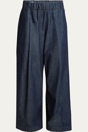 DRIES VAN NOTEN Pila Denim Wide Leg Pants