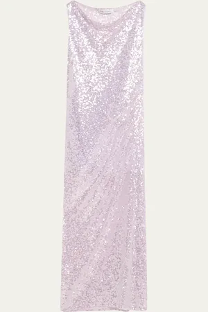 PRABAL GURUNG Sequined Side Riched Gown