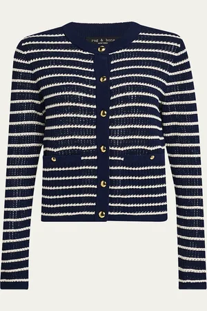 RAG&BONE Viola Striped Cardigan