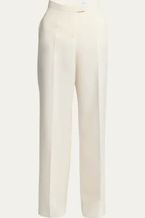 Alexander McQueen Loose Straight-Leg Trousers