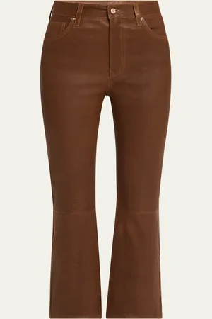 Frame The Leather Reboot Crop Jeans