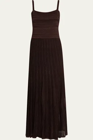 ZIMMERMANN Lucky Metallic Tie Dress