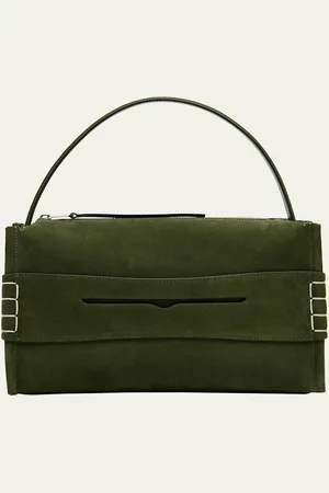 J.W.Anderson Medium Loafer Suede Crossbody Bag
