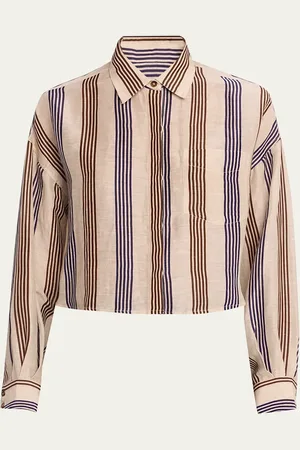 RAG&BONE Beatrice Cropped Linen Shirt