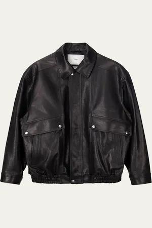 DUNST Oversized Vintage Leather Jacket, Unisex