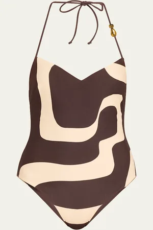 SIR New Wave V-Neck One-Piece Swimsuit