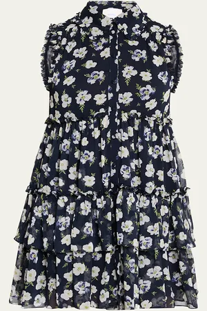Cinq A Sept Becci Floral Sleeveless Mini Dress