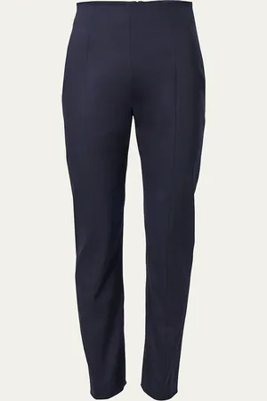 Carolina Herrera Mid-Rise Slim-Leg Ankle Pants