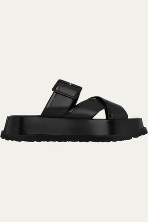 Pierre Hardy Alpha Maxi Crisscross Buckle Comfort Sandals