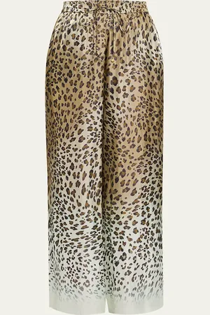 Kobi Halperin Michal Ombre Leopard-Print Pants