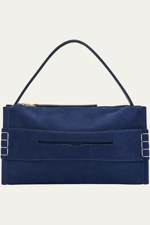 J.W.Anderson Loafer Medium Heavy Suede Crossbody Bag