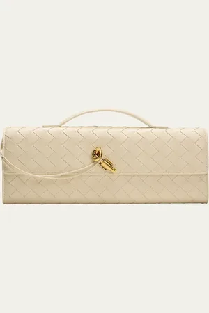 Bottega Veneta Long Andiamo Clutch Bag with Handle