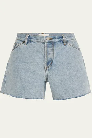 Still Here Cut-Off Denim Shorts