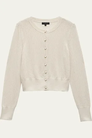 RAG&BONE Molly Pointelle Knit Cardigan