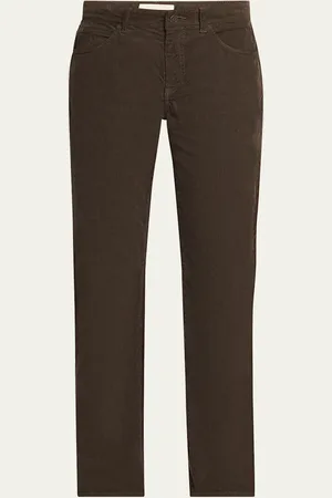 The Row Carlyl Corduroy Straight-Leg Pants