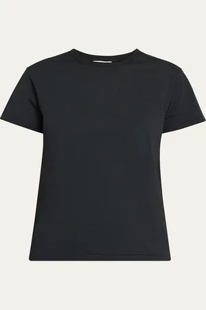 The Row Florie Short-Sleeve Cotton Top