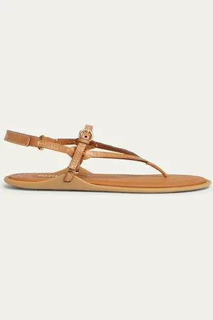 Miu Miu Thong Leather Flat Sandals