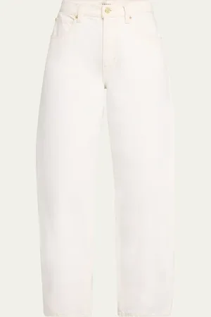 Frame Low Slung Barrel Jeans