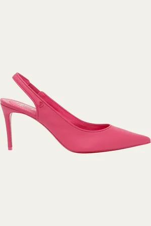 Christian Louboutin Sporty Kate Leather Red Sole Slingback Pumps