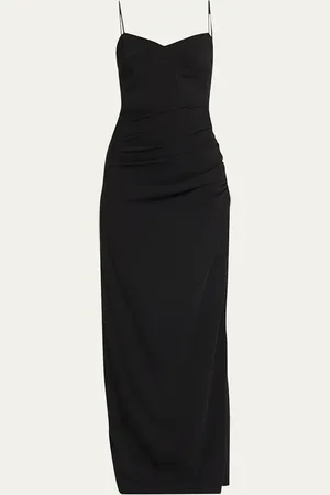GAUGE81 Vona Gathered Sweetheart Maxi Dress