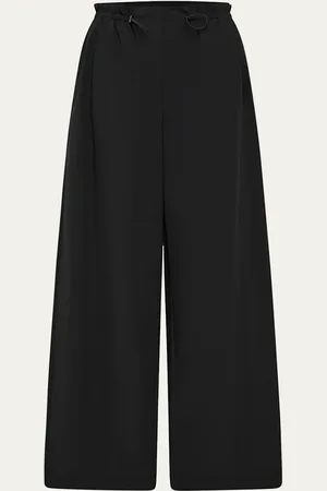 St Agni Wide-Leg Paper Bag Pants