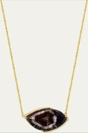 JIA JIA Lucky Eyes Amethyst and Diamond Pendant Necklace