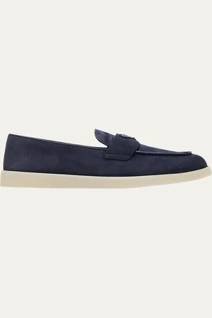 Prada Saint Tropez Suede Loafers