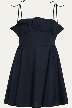 Kika Vargas Mia Poplin Mini Dress