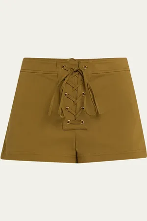 A.L.C. Leon Lace-Up Shorts
