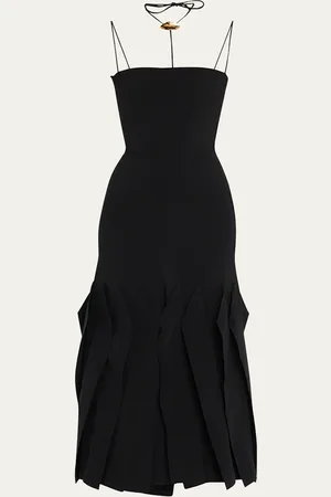 A.W.A.K.E. MODE Lip Choker Midi Dress