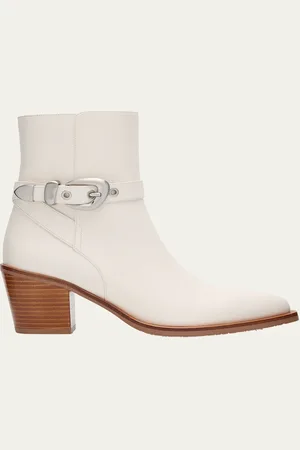 Stuart Weitzman Maven Leather Western Booties