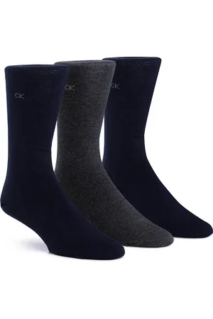 Calvin Klein Flat Knit Crew Socks, Pack of 3