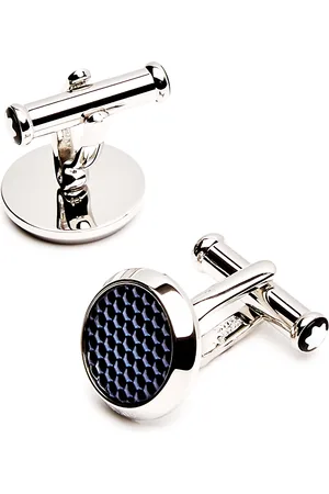 Montblanc Lacquer Inlay Round Cufflinks