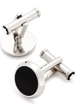 Montblanc Meisterstuck Onyx Inlay Round Cufflinks