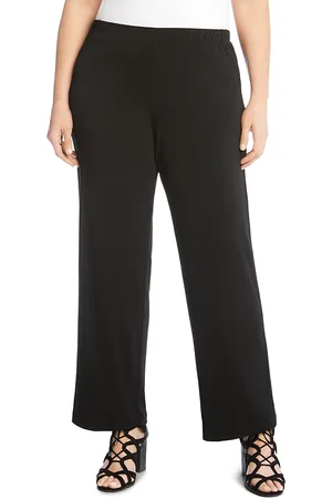 Karen Kane Plus Crepe Straight-Leg Pants