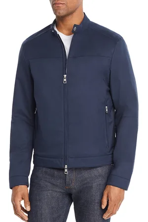 Michael Kors Zip-Front Racer Jacket