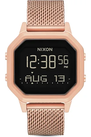 Nixon Siren Milanese All-Black Mesh Bracelet Watch, 36mm