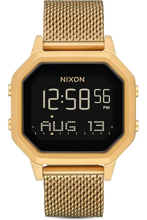 Nixon Siren Milanese All-Black Mesh Bracelet Watch, 36mm