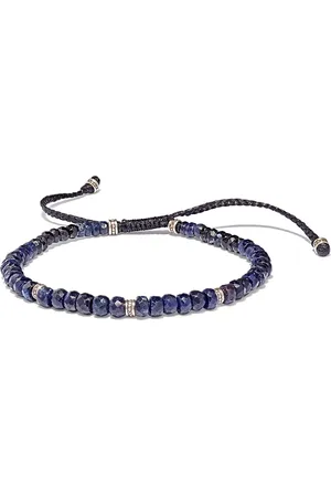 Jan Leslie And Sterling Silver Bead Bracelet