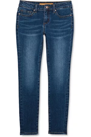 Pull&Bear skinny mid rise capri jeans in blue