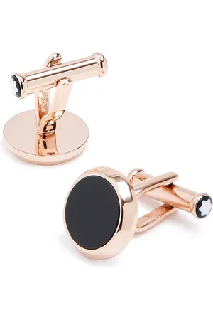 Montblanc Meisterstuck Onyx Round Cufflinks