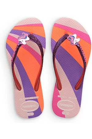 Havaianas Girls' Slim Glitter Unicorn Flip-Flops - Toddler, Little Kid