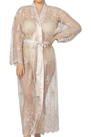 Rya Collection Plus Darling Lace Robe