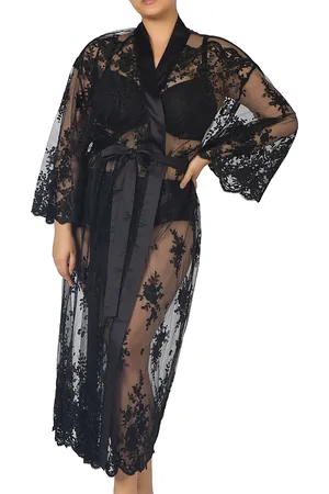 Rya Collection Plus Darling Lace Robe