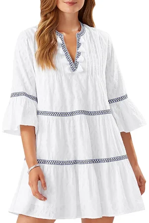Tommy Bahama Jacquard Tiered Dress