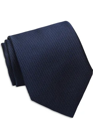 David Donahue Corded Weave Silk Tie