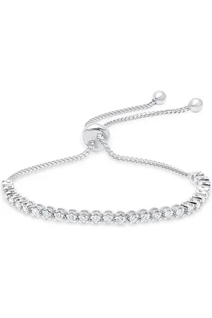 Graziela Gems 18K Gold Diamond Bolo Bracelet